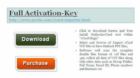 Export vCard to Outlook
