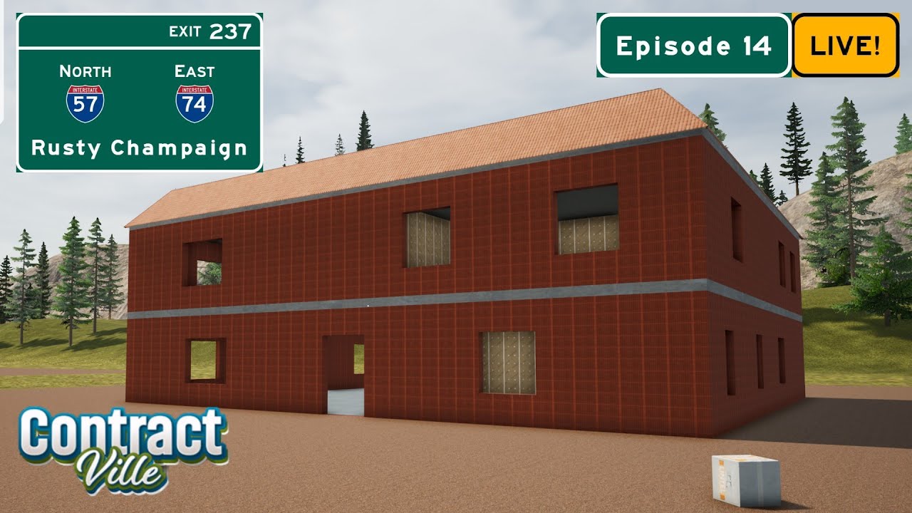 ContractVille Live! - The Two-Story House Build Mission! PART 2 Episode ...