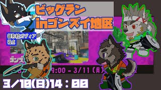 【スプラトゥーン3】サーモンランNW  ビッグランin ゴンズイ地区[Vtuber/御狗梳ガヴィア/七菱ルート/屋根裏ソウジ/樫きづち]