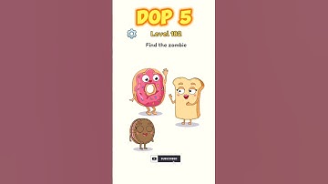 DOP 5 Level 182 ✅ find the zombie #shorts #dop4 #dop5