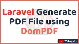 Laravel 9 PDF Generator | How to Generate PDF in Laravel 9 | Laravel 9 Dompdf Example | PDF Laravel
