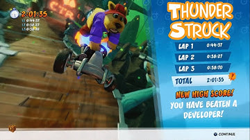 CTR Thunder Struck Developer Time Trial