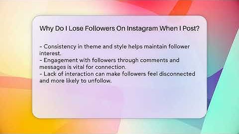 Why Do I Lose Followers On Instagram When I Post? - Everyday-Networking