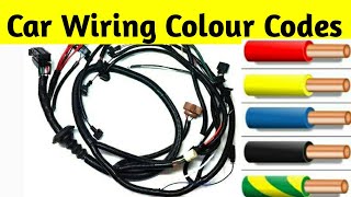 Car Wiring Color Codes