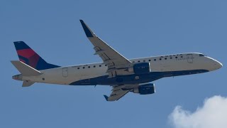 Delta Connection (SkyWest) Embraer E175LL Takeoff From Idaho Falls [N300SY]