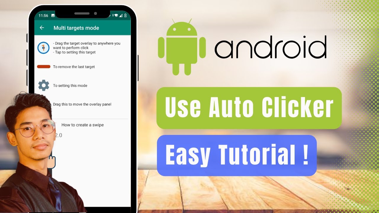 How to download and use the auto clicker on mobile! 