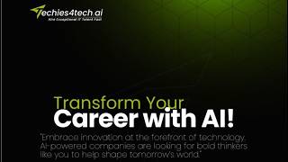 Unlock Your Career Potential! Build Your Profile on techies4tech.ai 🚀
