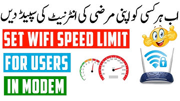 How To Set Speed Limit On Wifi Router | Set Speed Limit For Wifi Users