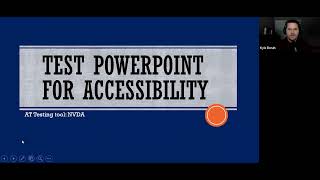 Tips for Creating Accessible PowerPoints for NVDA Screen Readers