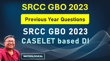 CASELET based DI || Data Interpretation Booster Series || DI SRCC GBO 2023