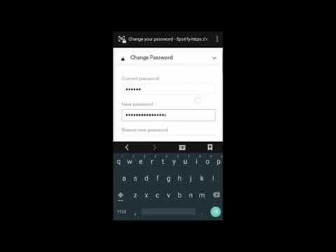 How to Change password Spotify Account (2020)