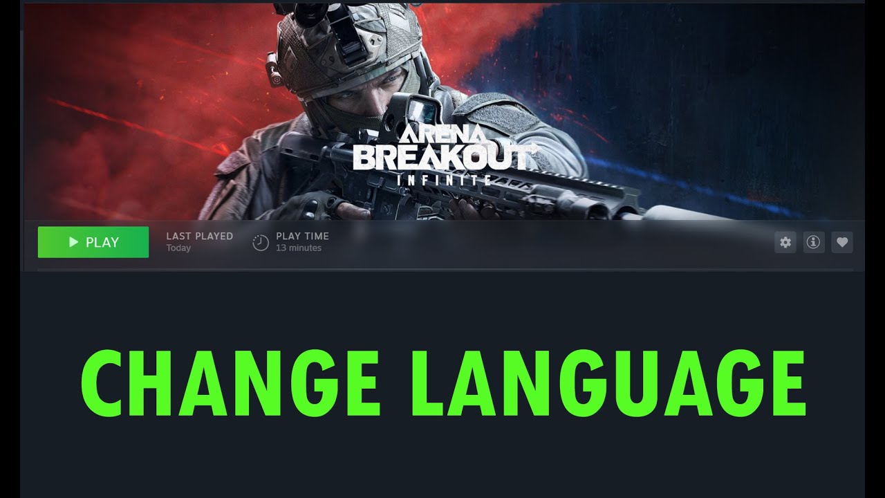 How To Change The Language In Arena Breakout Infinite Launcher - YouTube