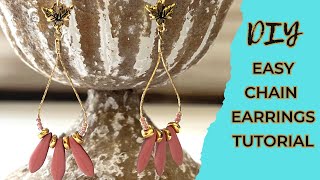 Bead Inspired Wednesdays! EASY earring tutorial.