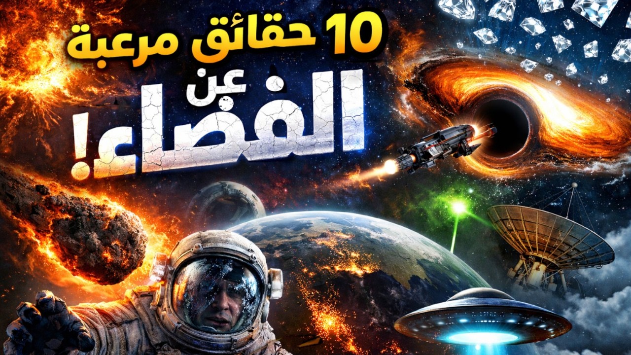 10 حقايق مرعبه عن الفضاء!!