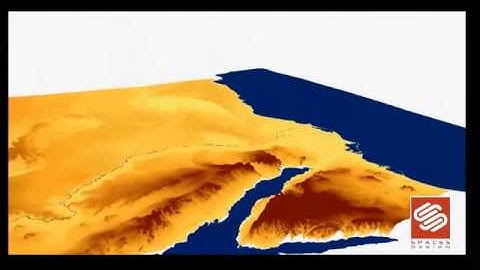 Egypt Contour map 3D Animation