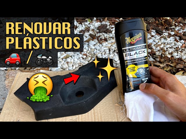 ✨ CÓMO RENOVAR PLÁSTICOS VIEJOS 💩 PRUEBA HIDRATADOR DE  👍 RENOVADOR  BARATO 