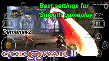 God of War 2 best settings | 100% No Lag No buffer | Damonsx2 best settings for android