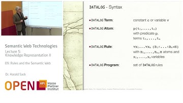 5.9 Rules and the Semantic Web