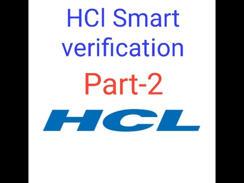 hcl smart verification || (on hindi) || HCL BACKGROUND VERIFICATION (BGV) 2022 || PART-2