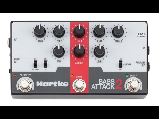 Hartke BASS ATTACK PEDAL プリアンプ DIボックス Hartke Bass Attack 2 Preamp/Direct Box/EQ Pedal Reviews