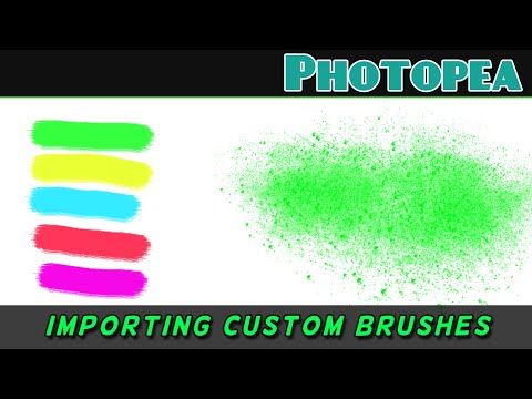 Importeren van aangepaste Borstels Into Photopea Tutorial