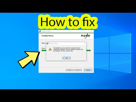 How to fix error code 2503 and 2502 in windows 10