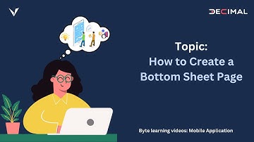 How to Create a Bottom Sheet Page in vDesigner 2.0 | Byte Learning Series – Mobile App Development