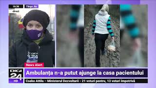 Cu Căruța Până La Ambulanță. De 20 De Ani, Drumul Este Impracticabil Iarna
