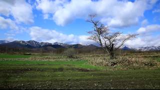 20120507_十勝野 日高山脈には雪が