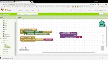 MIT App Inventor _ How to use get start Value to link the screen