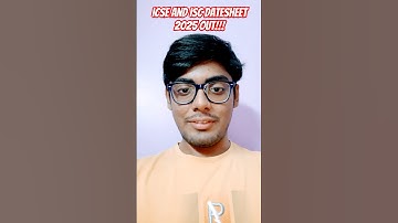 ICSE and ISC 2025 DATESHEET OUT!!! Live Now