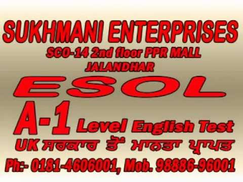 cambridge test visa english Spouse A1  YouTube  Test.mpg Level ESOL UK Visa
