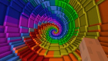 TRIPPY Minecraft Dropper Map #shorts