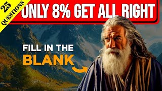 FILL IN THE BLANK | PSALMS VERSES - 25 BIBLE QUESTIONS TO TEST YOUR BIBLE KNOWLEDGE screenshot 4