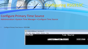 Configuring IEEE1588 Power Profile V2 on RST2228 RSG910C RMC8388A v5 3