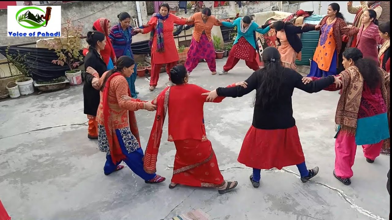 Khol de Mata Khol Bhawani Dharam kiwara ll KUMAUNI JHODA  Pahadi Folk Dance