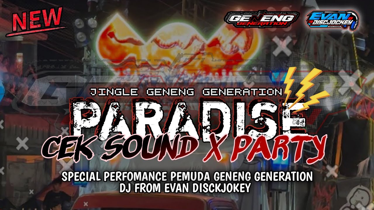 DJ PARADISE FULL BASS GLER || JINGLE GENENG GENERATION IN MERON NIGHT CARNIVAL | DJ EVAN DISKJOKEY