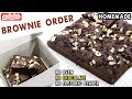 How to make choco chips brownie for sale  brownie order as a home baker   brownie recipe in tamil