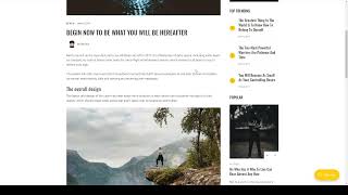 Gerry - Blog and Magazine Ghost Theme clean minimal screenshot 3