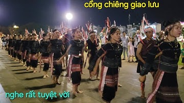 cồng chiêng bahnar đến từ làng Đăk pơkao xã tơtung huyện kbang nghe rất sôi động
