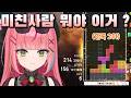 테트리스 시참인데 한국 2위가 들어와서 놀란 나나 