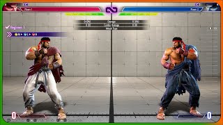 All Ryu Combo Trials - Input Display - Street Fighter 6