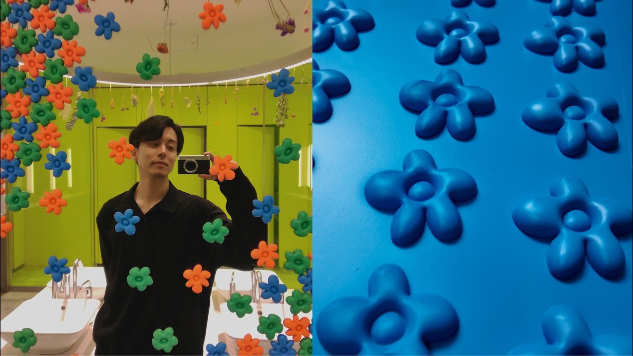Studio Vlog: 3D Printing & Spraying 1,000 Flowers | スタジオ密着 1,000個のお花を3Dプリントして色を塗る日