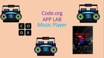 Code.org App Lab. Music Player🎵🎵🎵🎼