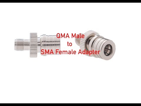 QMA Male to SMA Female Adapter # 3803