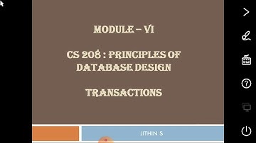 CS 208 - PDD - MODULE 6 - PART 2 - TRANSACTIONS