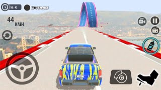 Impossible Car🚗 Crazy Ramp Car Stunt Master 3D New Pick Up Truck Unlocked - Buy New Steering Wheel screenshot 4