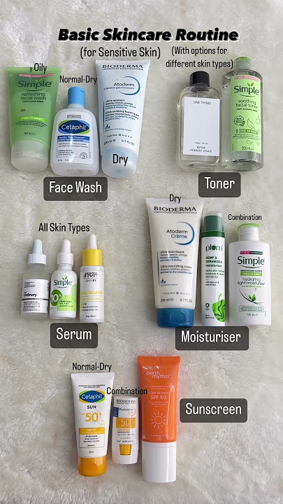 A Basic Skincare Routine for Sensitive skin people #affordable #best