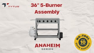 Tytus Anaheim 5-Burner Griddle Embly For Eggs Over Easy And Late-Night Lounging