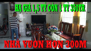 ➀➀➈➃ ( đã bán) căn nhà vườn hơn 300m bán hạ giá còn 1 tỷ 350tr tại xã Vĩnh Hựu huyện Gò Công Tây TG